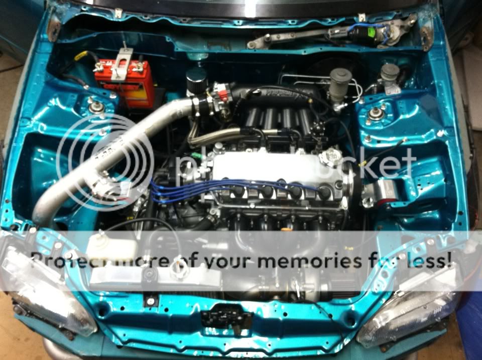 Honda civic brake line tuck